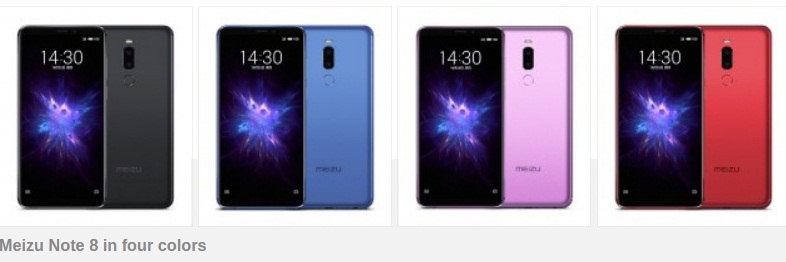 Meizu Note 8 unveiled
