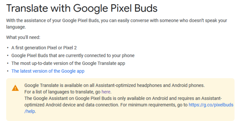 Google Pixel Buds