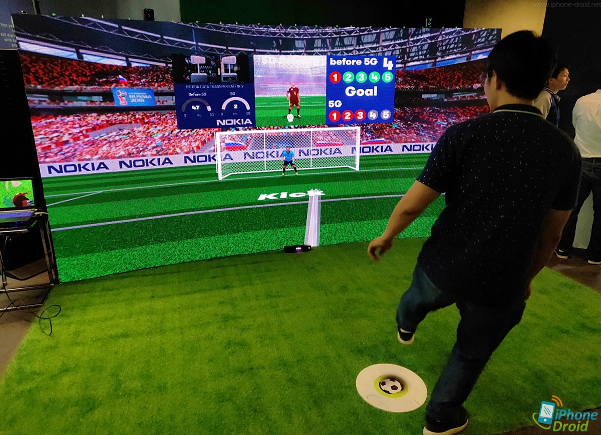 5G FIFA Virtual Reality