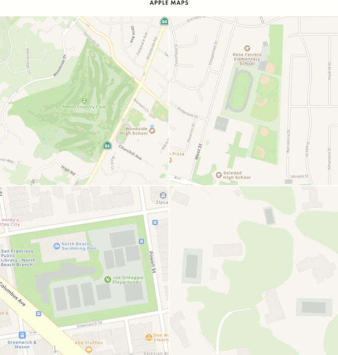 Apple's new Maps best Google's at places, but still cover just 3% of the US