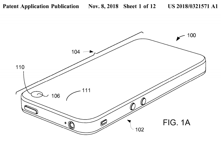 Apple patents hole-in-display selfie camera for the top right corner