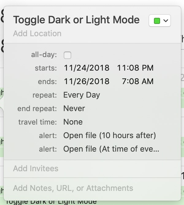 How to Enable Dark Mode in MacOS Automatically on Schedule