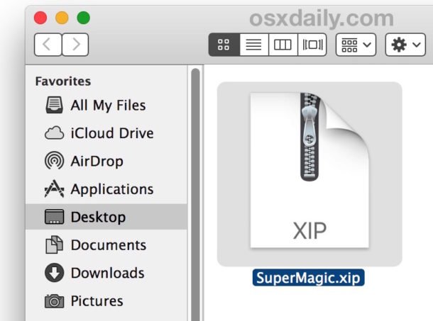 How to Extract a XIP File in MacOS