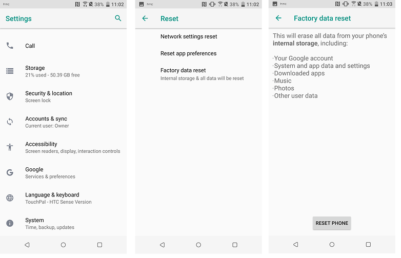 How to factory reset your Android phone