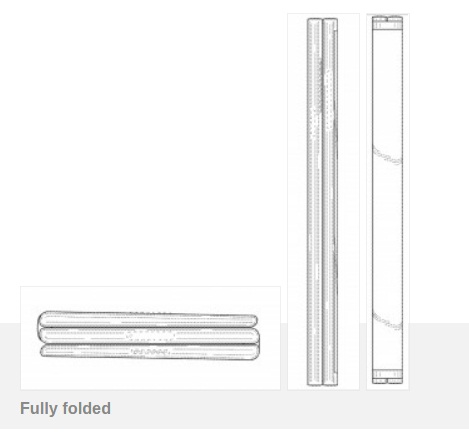 Samsung patent dual foldable display design