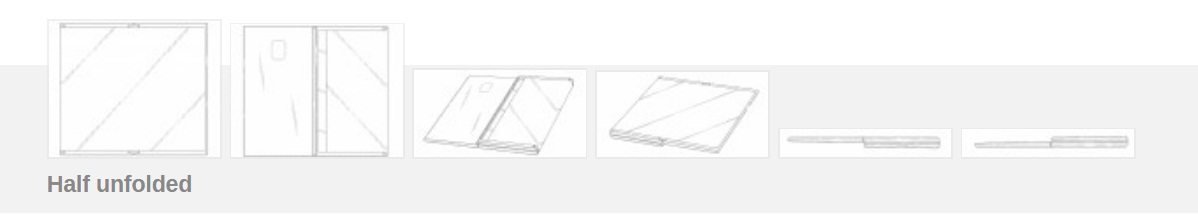 Samsung patent dual foldable display design