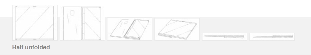 Samsung patent dual foldable display design