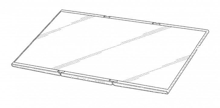 Samsung patent dual foldable display design