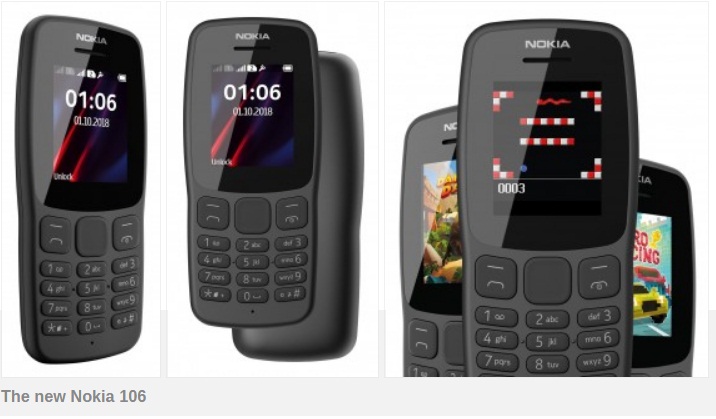 Nokia 106 Dual SIM unveiled, plus two new colors for the Nokia 230