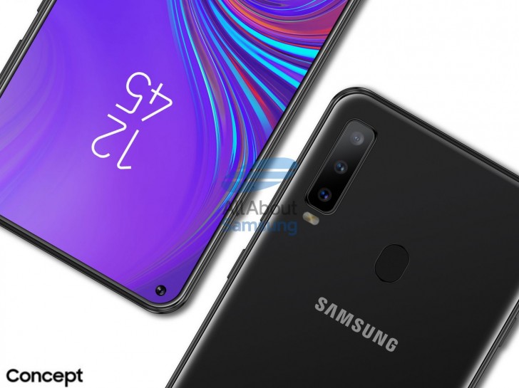 First renders of Galaxy A8s show Samsung's first display with a cutout