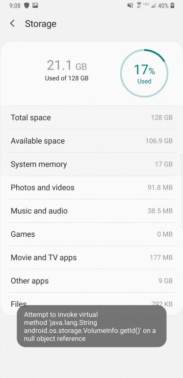Samsung Adoptable Storage Android 9 Pie