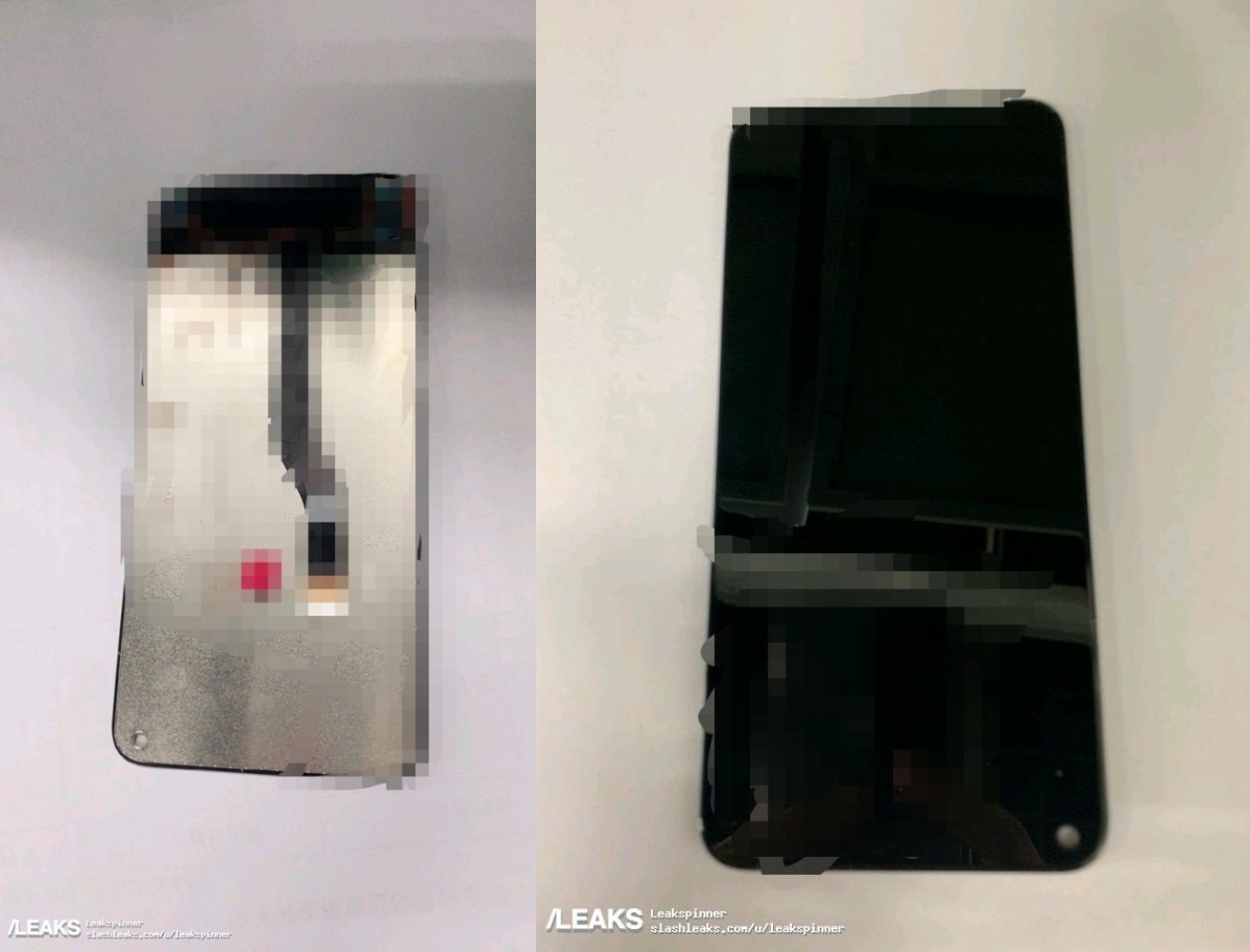 Samsung Infinity-O display with a hole for the selfie cam allegedly pictured