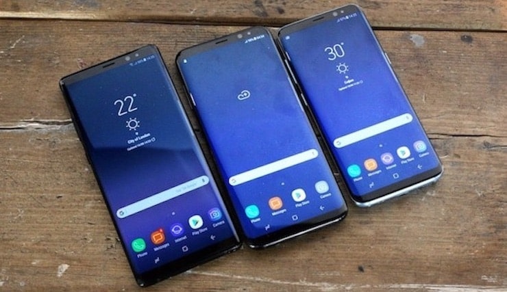 Samsung Galaxy S8 and Note8 are getting android 9 pie