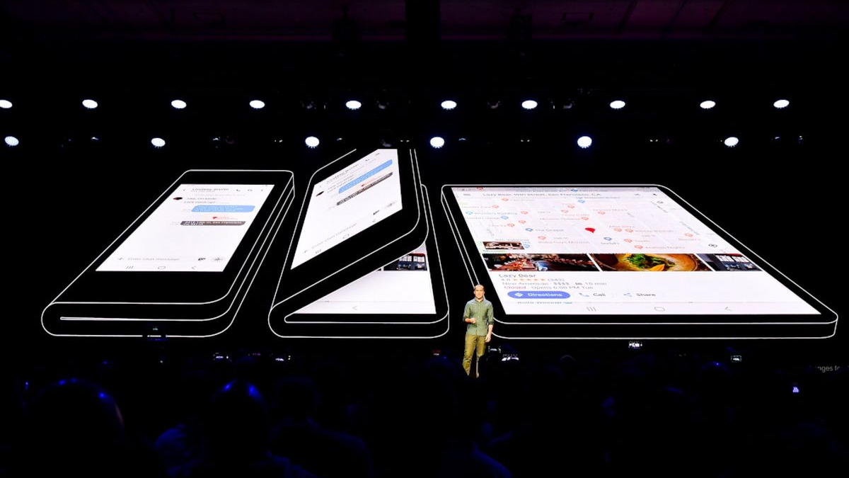 Samsung patent dual foldable display design