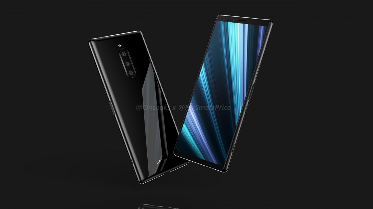 Sony Xperia XZ4 renders show a triple camera, extra tall 6.5" screen
