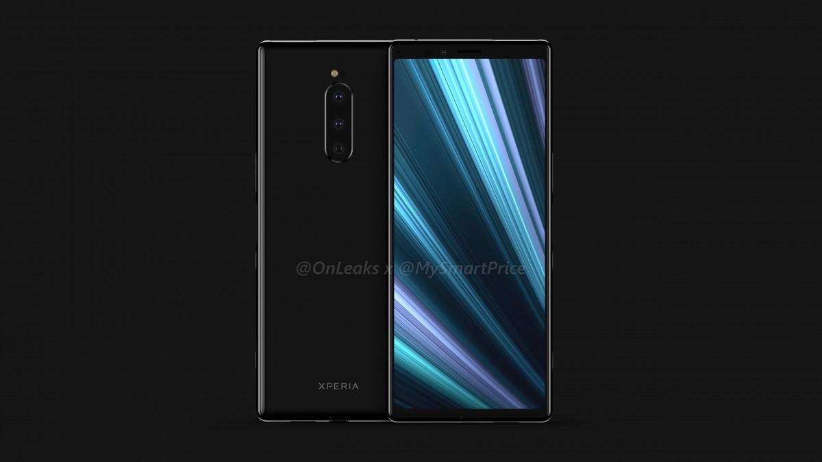 Sony Xperia XZ4 renders show a triple camera, extra tall 6.5" screen