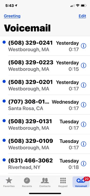 Fix Empty iPhone Voicemail with “Password and Greeting” Error