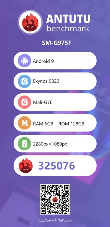 Samsung Galaxy S10+ beats the Mate 20 Pro on AnTuTu
