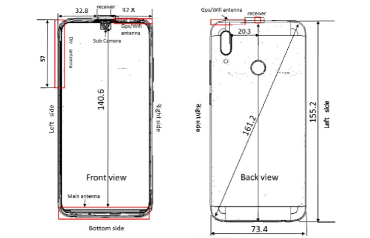 Huawei P Smart (2019) stops by the FCC