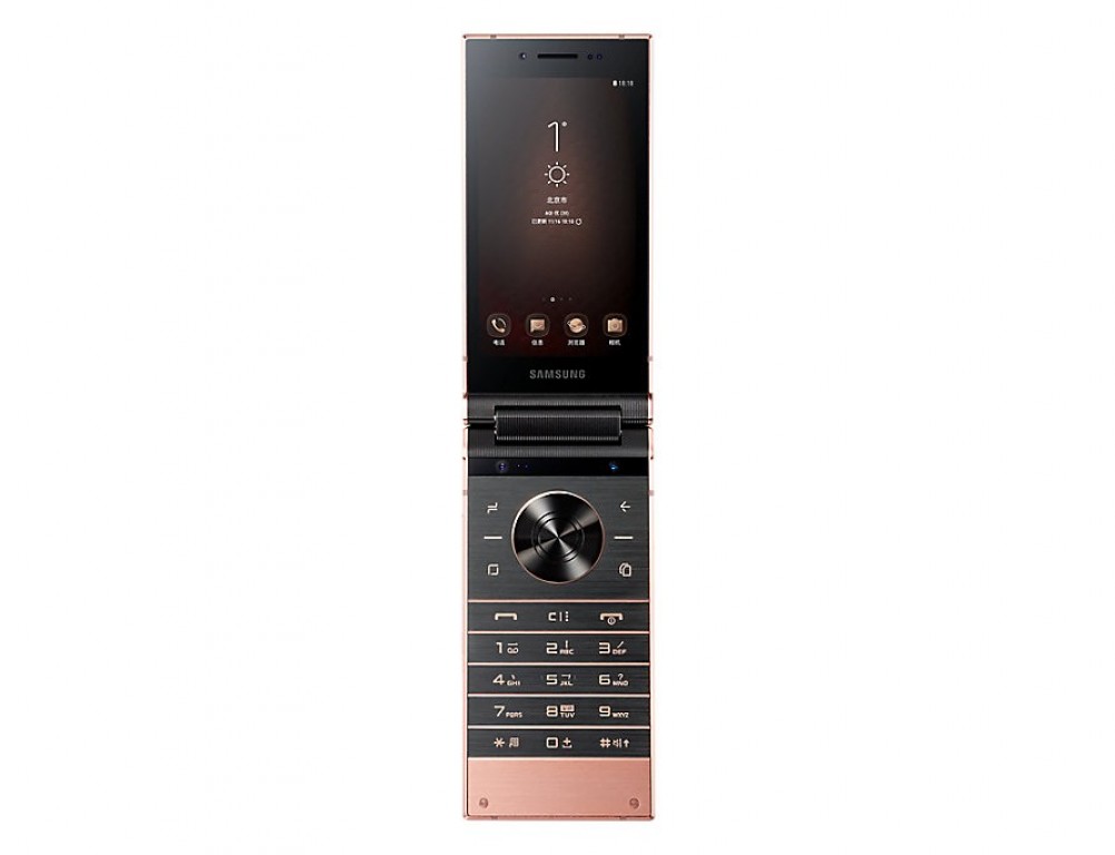 Samsung W2019 Flip Phone with Dual Screen
