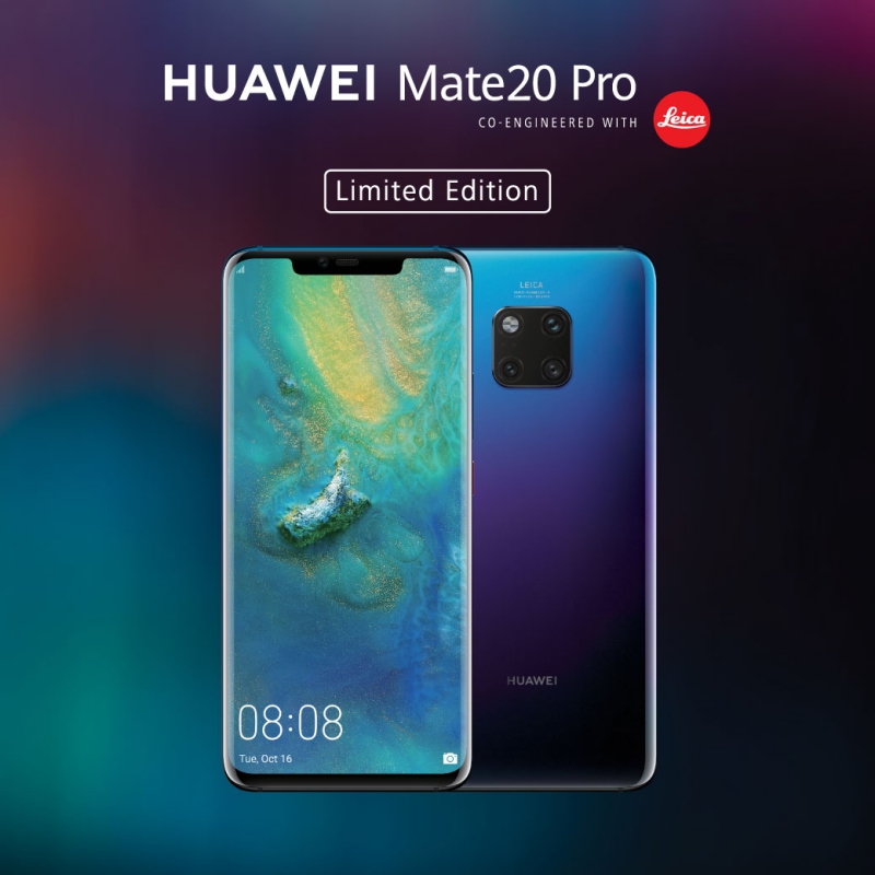 Huawei Y9 2019 Sakura Pink and Mate 20 Pro Twilight