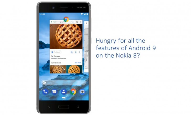 Nokia 8 gets Android Pie beta, complete with the new gesture navigation