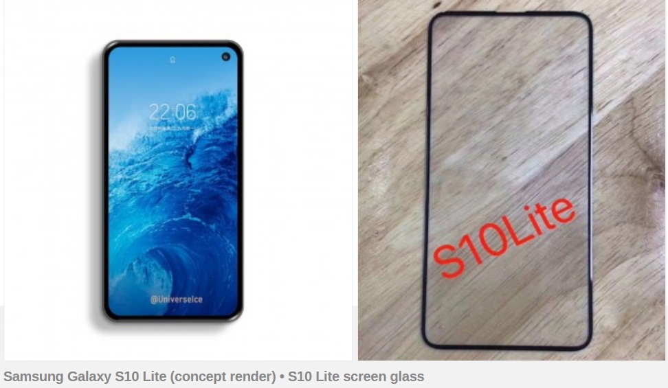 Samsung Galaxy S10 Lite concept render shows even bezels
