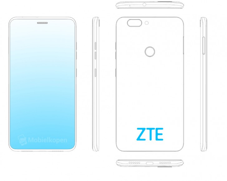 ZTE wants to do display holes for the earpiece now