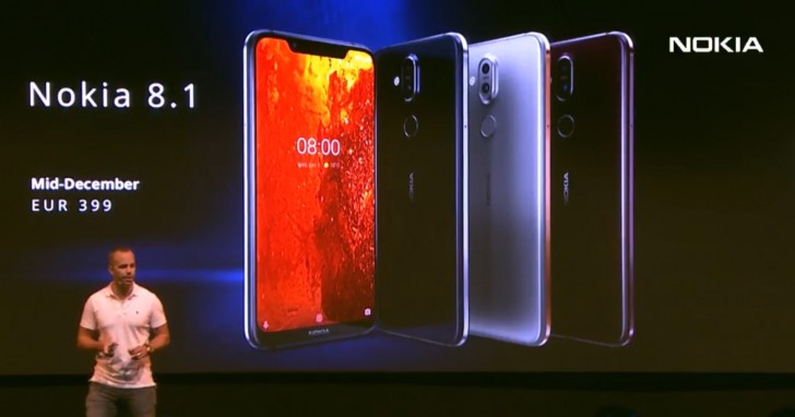 Nokia 8.1 announced