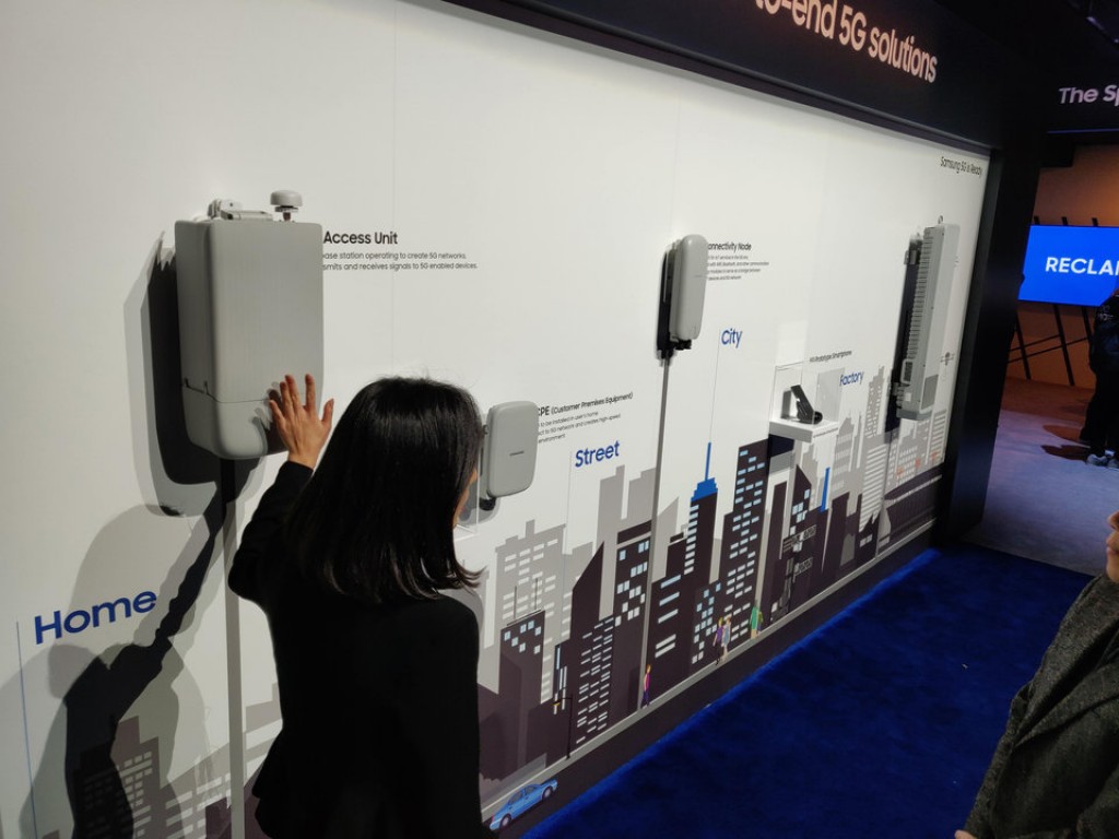 Samsung had a 5G phone prototype at CES
