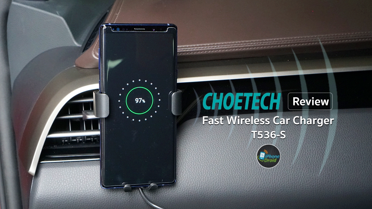 CHOETECH Fast Wireless Car Charger (T536-S)