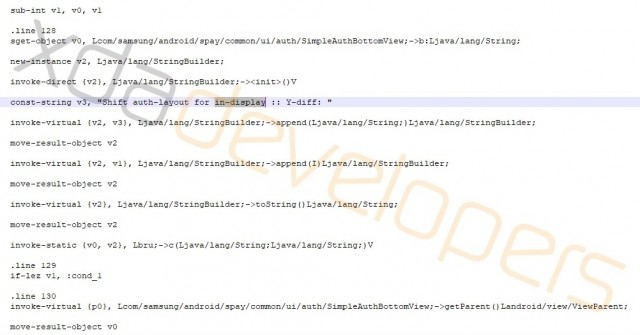 Galaxy S10 to have in-screen fingerprint scanner