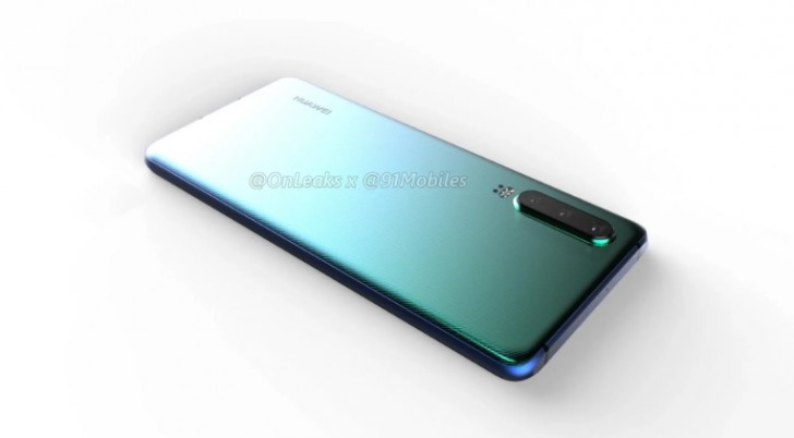 Huawei P30 CAD-based renders and 360-degree video