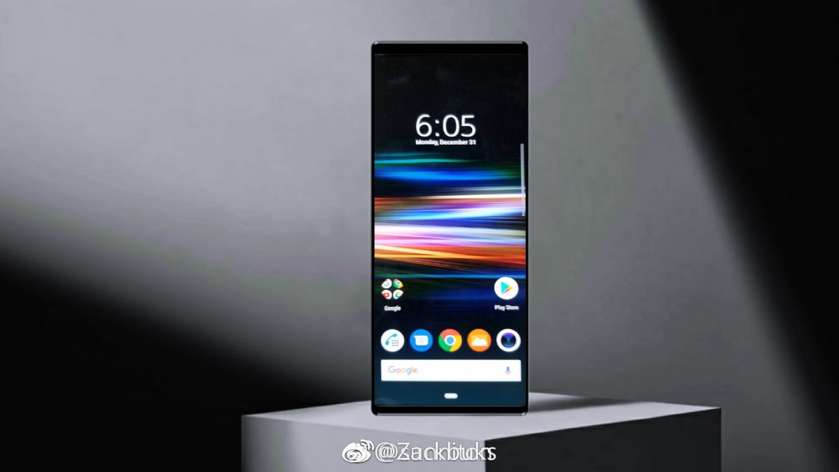 Image of Sony Xperia XZ4 homescreen surfaces