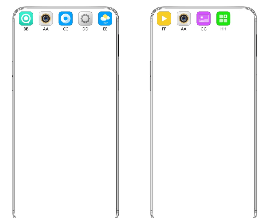 Oppo patents show alternate ways to workaround a punch-hole camera