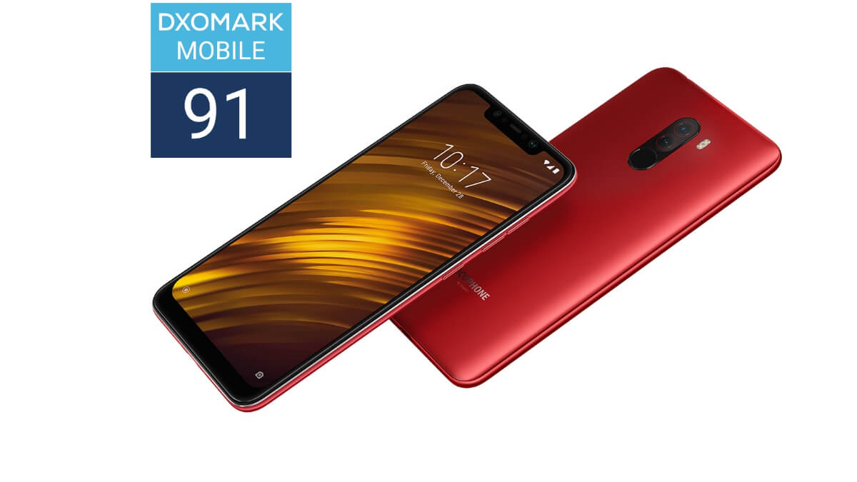 Pocophone F1 DxOMark iPhone 8