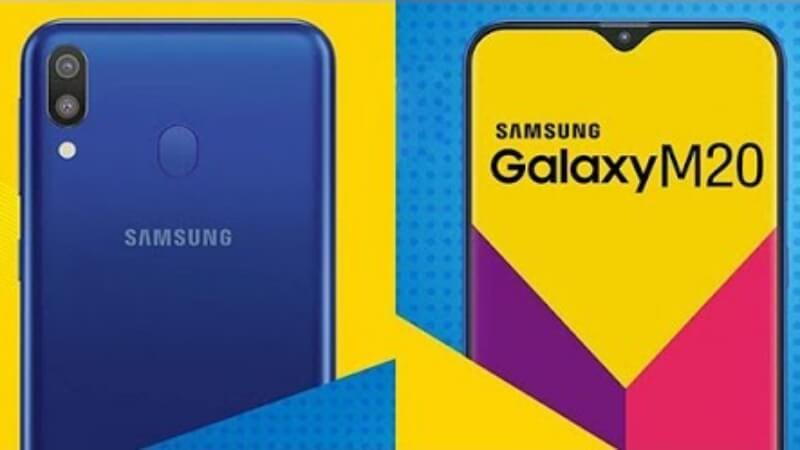 Samsung Galaxy M20's back pictured once again