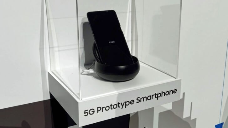 Samsung had a 5G phone prototype at CES
