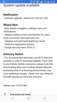 Nokia 8 Sirocco finally getting the Android 9 Pie update