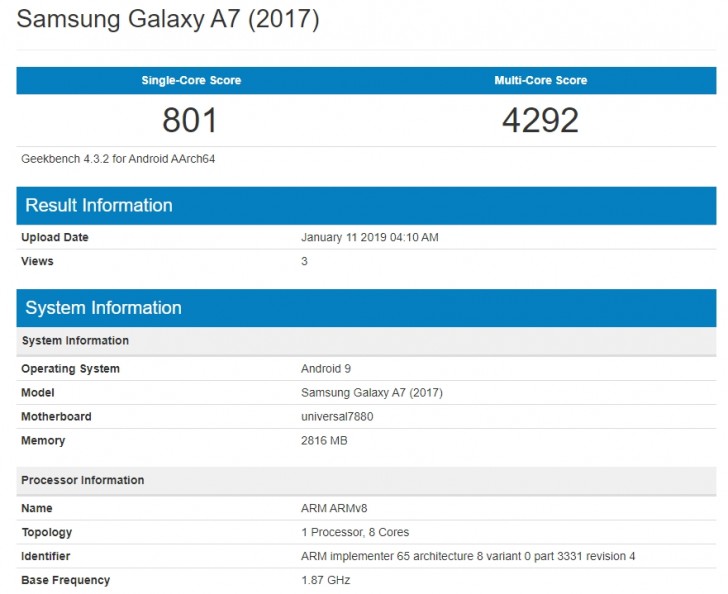 Samsung Galaxy A7 2017