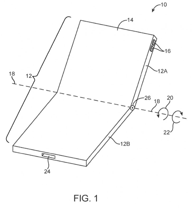 Apple foldable display patent