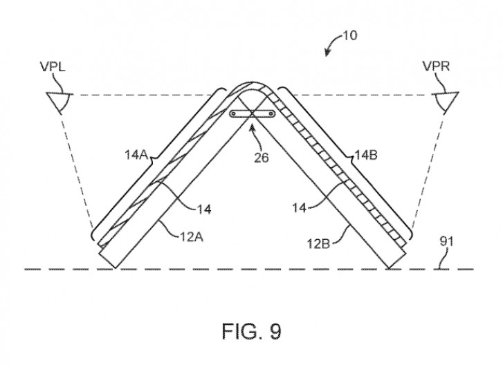 Apple foldable display patent