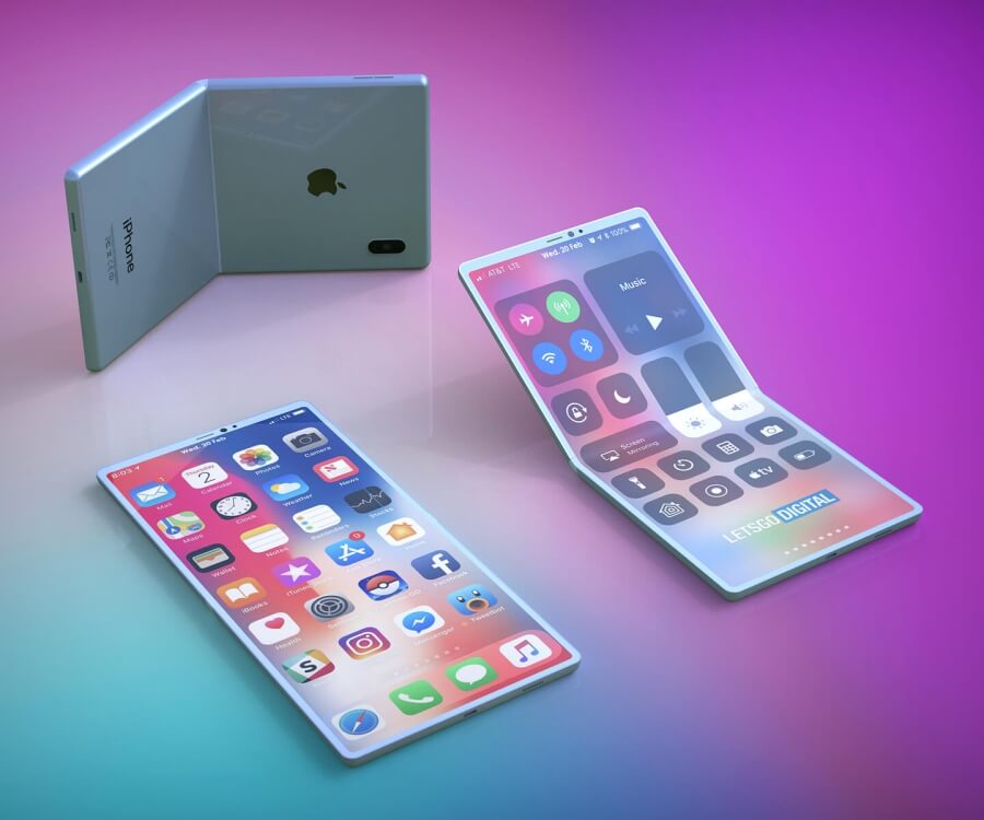 Apple's foldable smartphone could look like