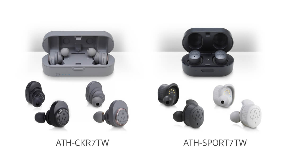 Audio-Technica ATH-CKR7TW and Sonic Sport ATH-SPORT7TW