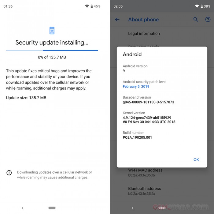 February security patch now rolling out to Pixel devices