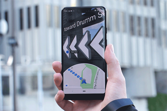 Google Maps AR Navigation