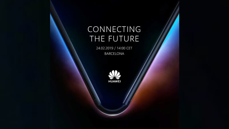 Huawei shows teaser image of its 5G foldable phone as it announces MWC event