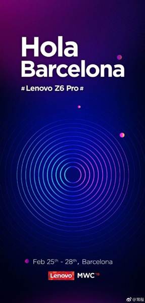 Lenovo Z6 Pro to make an appearance at MWC 2019