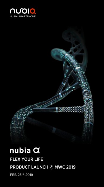 Nubia Wearable Mobile Phone Launch Feb 25th, 2019