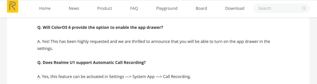 OPPO ColorOS 6 App Drawer